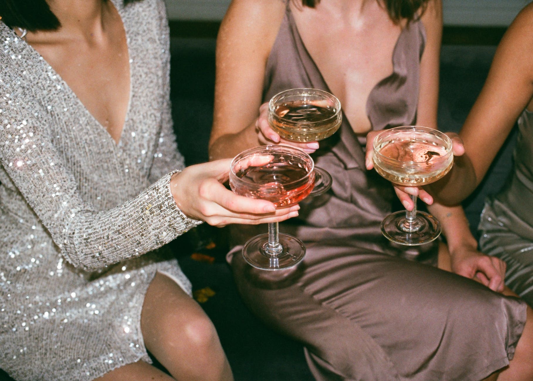 Chic Style Collective | 6 Ideas to Make you Feel Confident Every Day. confident woman in silver v neck long-sleeved dress