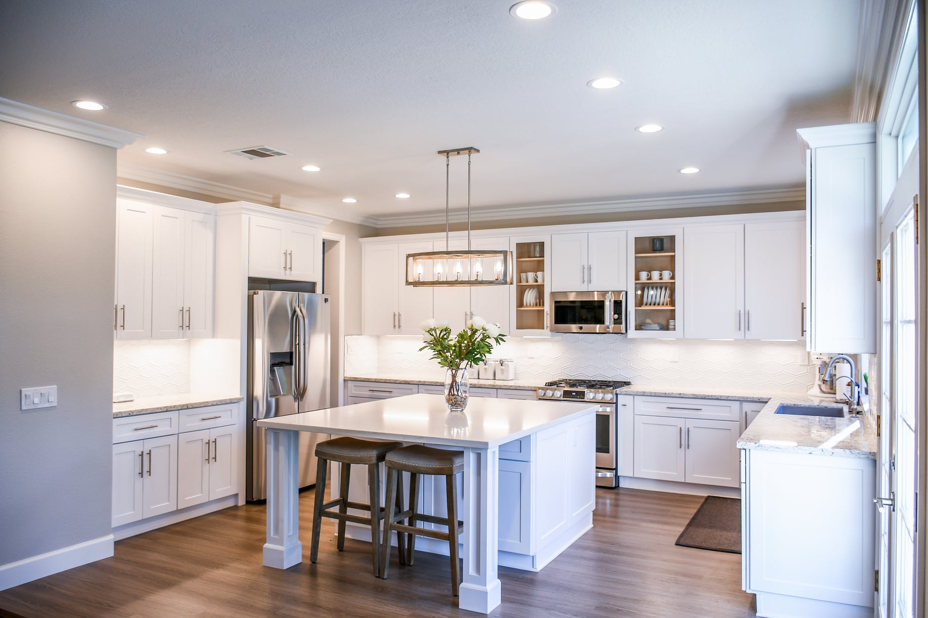 Chic Style Collective | 4 Simple Ideas for Quick Home Improvements. kitchen with furniture and appliances