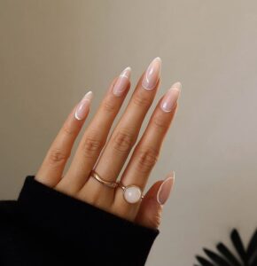 Dreamiest White Swirl Nails Ideas for Long and Short Nails Ice Cream whispers Clara