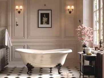 Parisian style bathroom