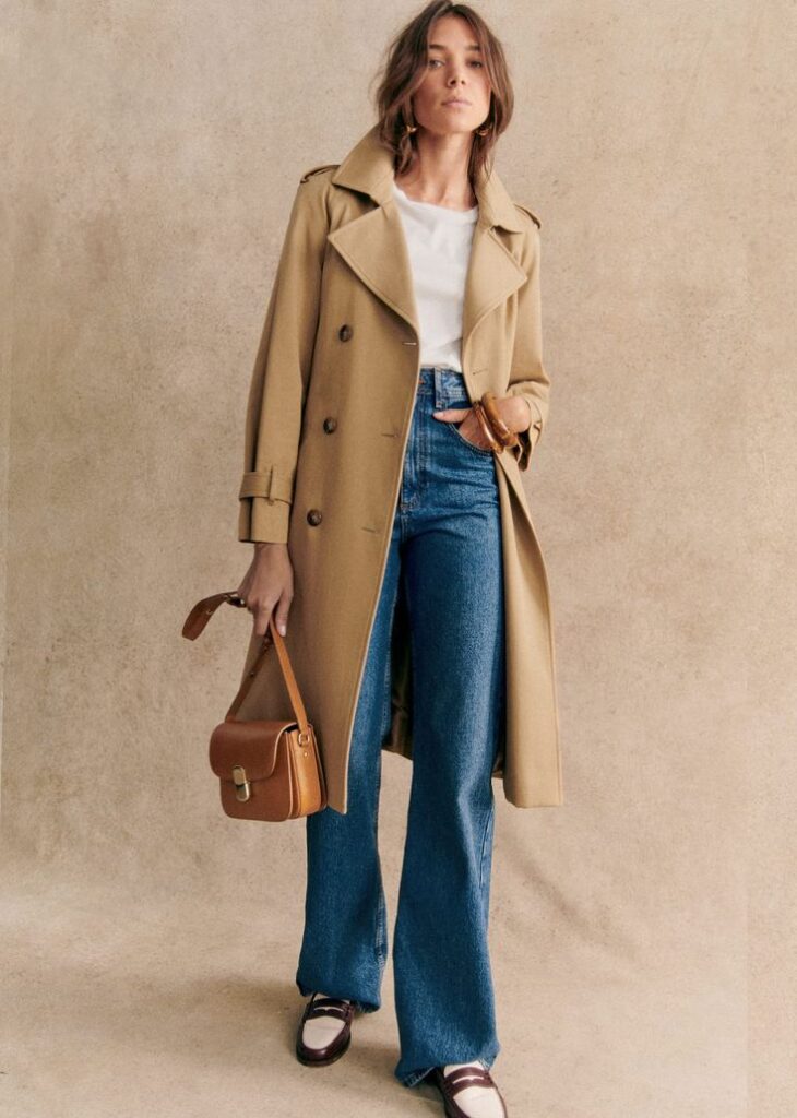 Chic Style Collective | The Ultimate Guide to Building a French Capsule Wardrobe 2024 Scott Trench Coat 1