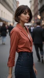 Chic Style Collective | How to Style The Curtain-bang Bob: The Elegant New Hairstyle for Spring 2026 Curtain-bang bob