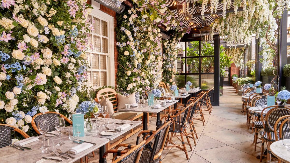Brunch in London [Dalloway Terrace, Bloomsbury]