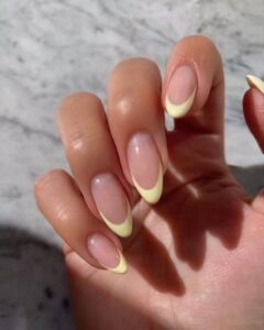 Chic Style Collective | 7 Butter Yellow Nails Inspiration for a Chic and Stunning Look Unknown 432
