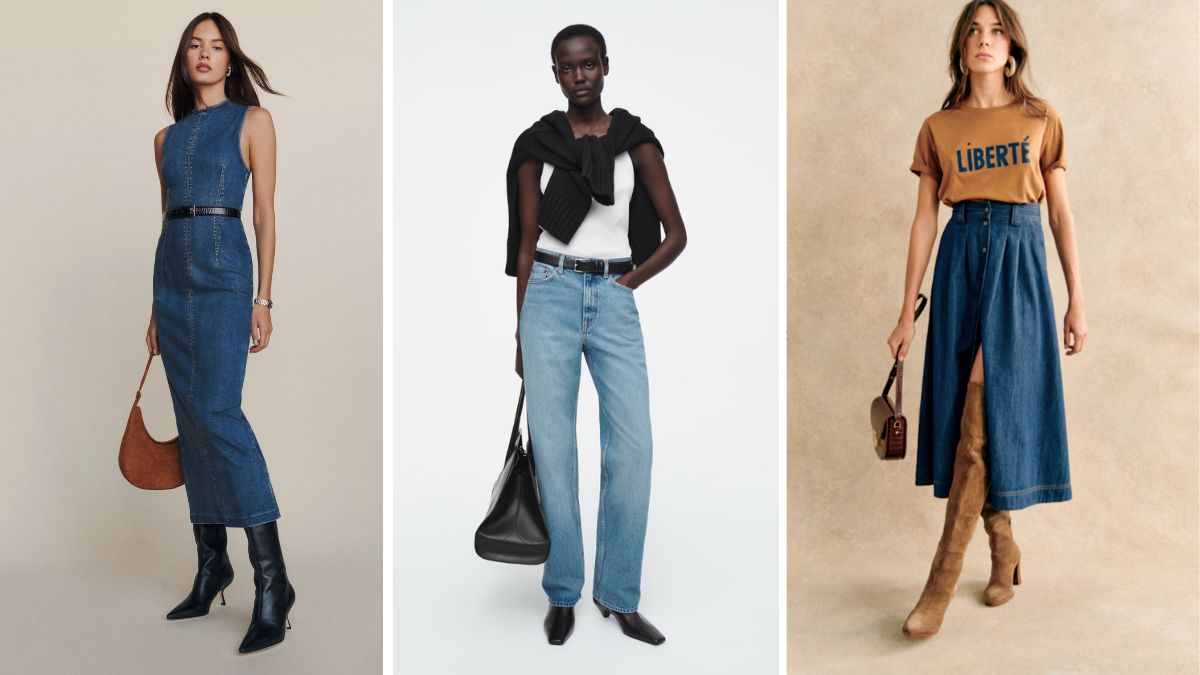 How to Wear Denim [Reformation, Cos, Sézanne]