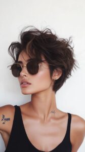 Chic Style Collective | The Best Hairstyles for Women Over 40: Chic, Polished and Timeless The messy pixie cut is a trendy hairstyle that…
