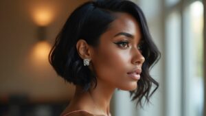 Chic Style Collective | The French Bob Haircut Is Back – Here’s Why It’s 2025’s Chicest Haircut Side Swept Bob haircut