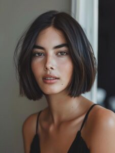 Chic Style Collective | 7 Timeless Short Hair Style Women Always Return To, According to the Experts The Chin-Length Blunt Cut