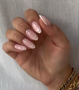 Chic Style Collective | French Tips Nail Designs Are Back—Here’s How to Wear Them in 2025 Double Line French