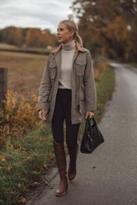 Chic Style Collective | 7 Fall Fashion Trends Taking Over Pinterest (and How to Wear Them Now) Equestrian Inspired Barn Jacket Looks for Fall 2024 Stylish Sophisticated
