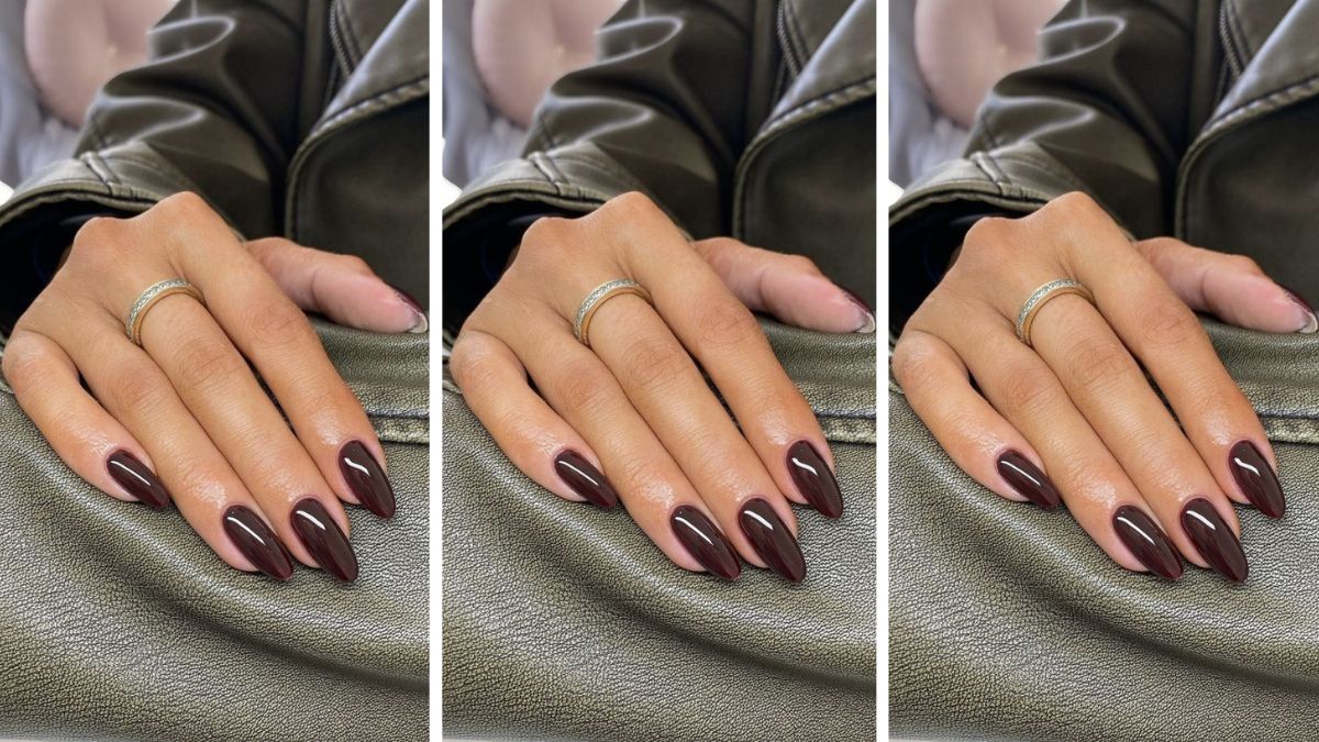 Chic Style Collective | Best Autumn Nail Colours 2025 That Aren’t Boring Burgundy Autumn Nail Colours 2025