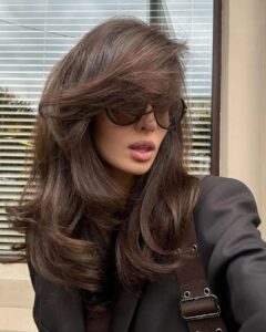 Chic Style Collective | Expensive Brunette Hair: The Chic Colour Trend Defining 2025 Instagram @kri saakian 2