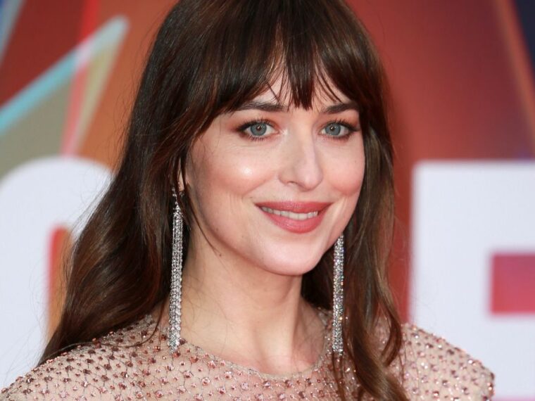 Dakota Johnson blunt fringe [Shutterstock]