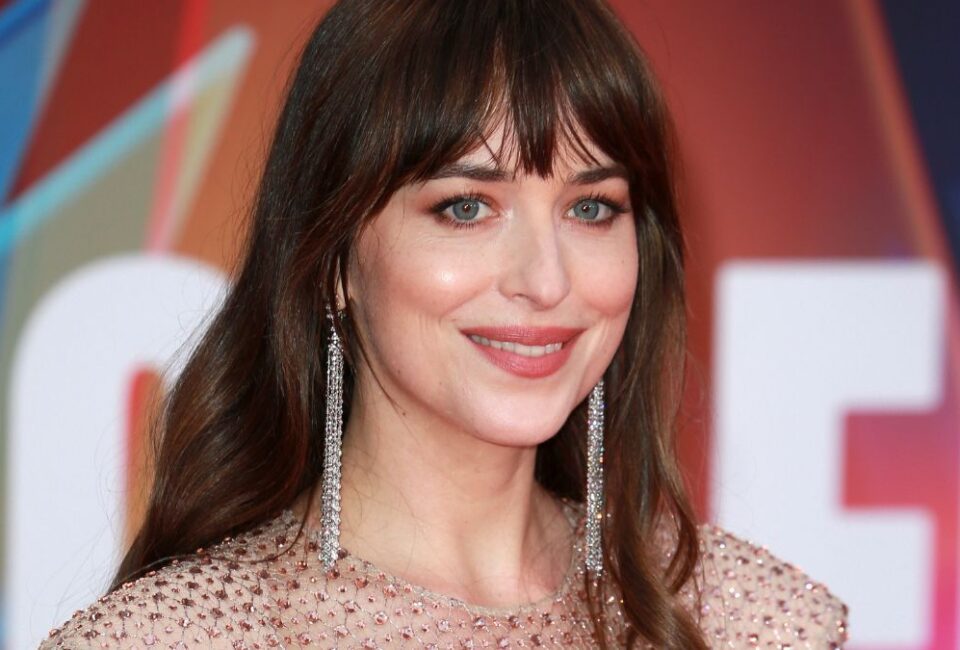 Dakota Johnson blunt fringe [Shutterstock]