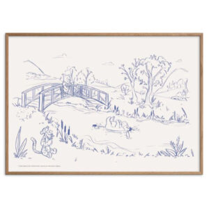 Chic Style Collective | Elegant Nursery Inspiration: The Disney Prints That Feel Like Family Heirlooms Hundred Acre Peaceful Day From 15 lg