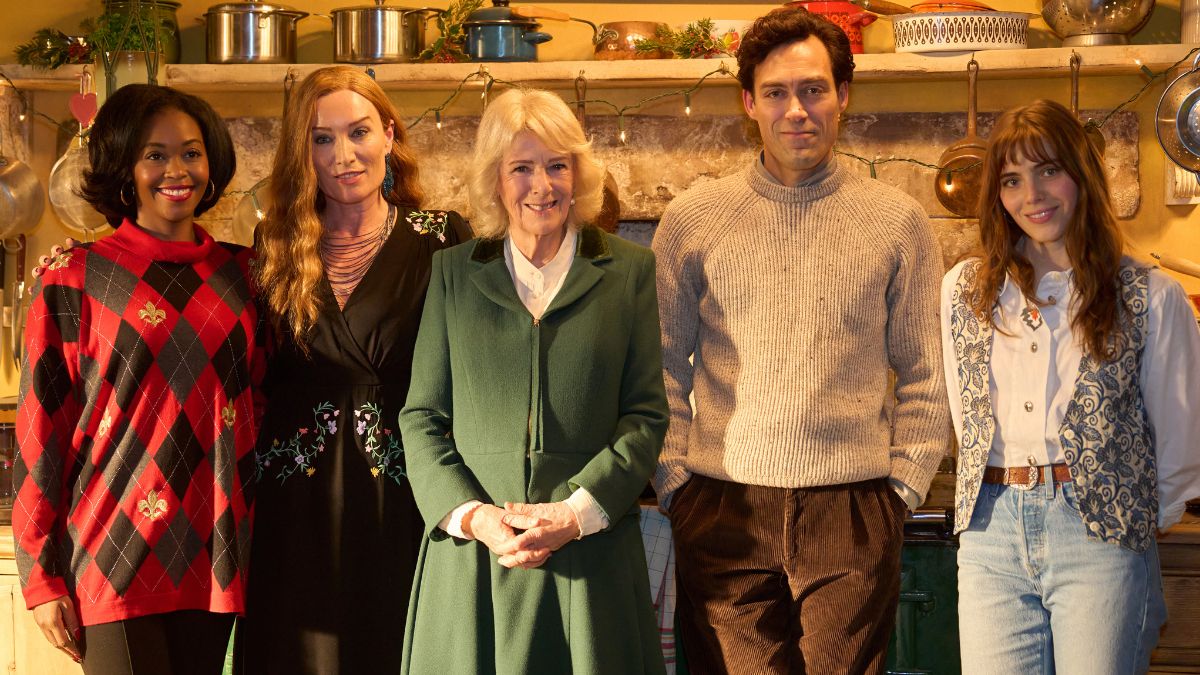 Her Majesty The Queen Visits Bristol Set of Disney Rivals Season 2 [Disney]
