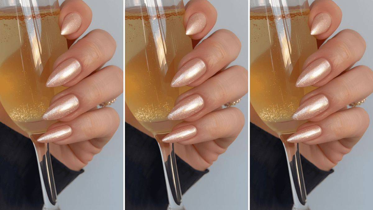 Chic Style Collective | Champagne Nails Are the Chicest New Year’s Manicure for 2025 Champagne Nails Inspo