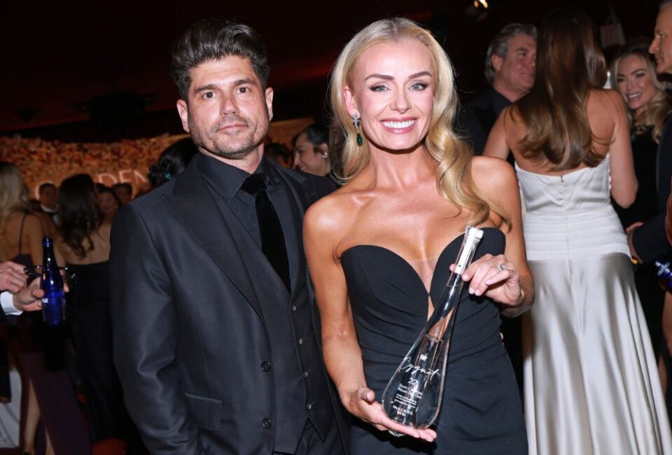 Katherine Jenkins [Golden Globes Cygnet Gin]