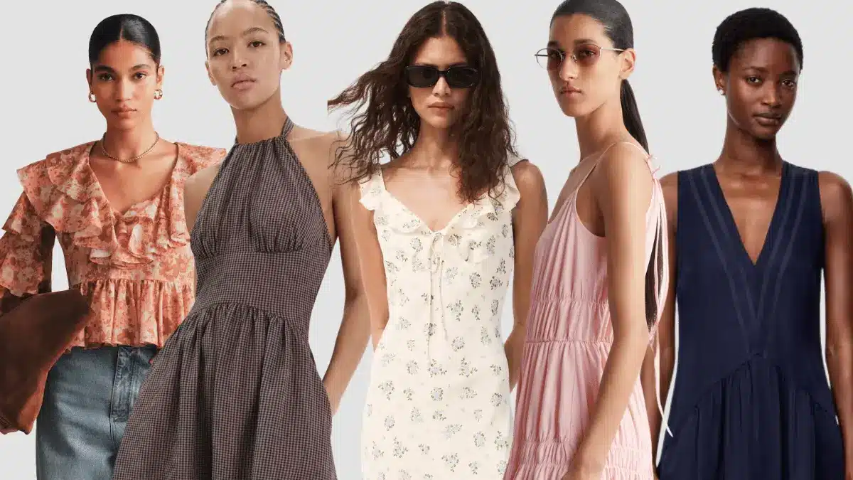Brands Like Reformation in 2026 [Image: Sézane/Mang/Cos/arket]