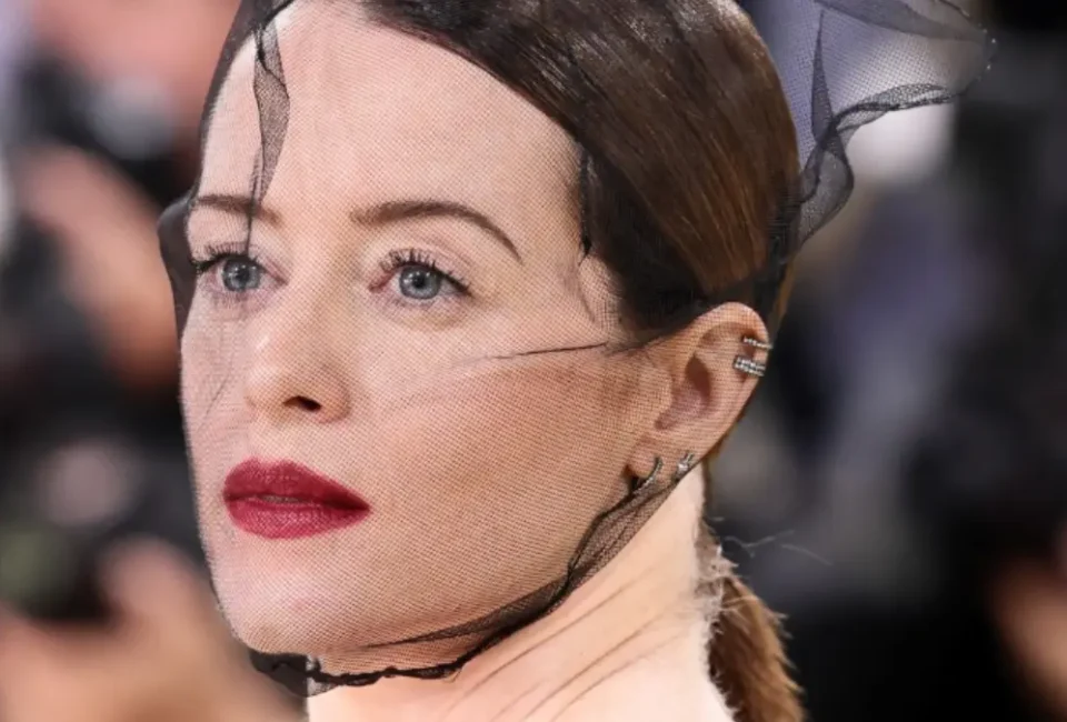 Claire Foy's Met Gala 2026 hair — created by Gareth Bromell using Philip Kingsley products [IMage Philip Kingsley]